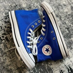 High top blue converse